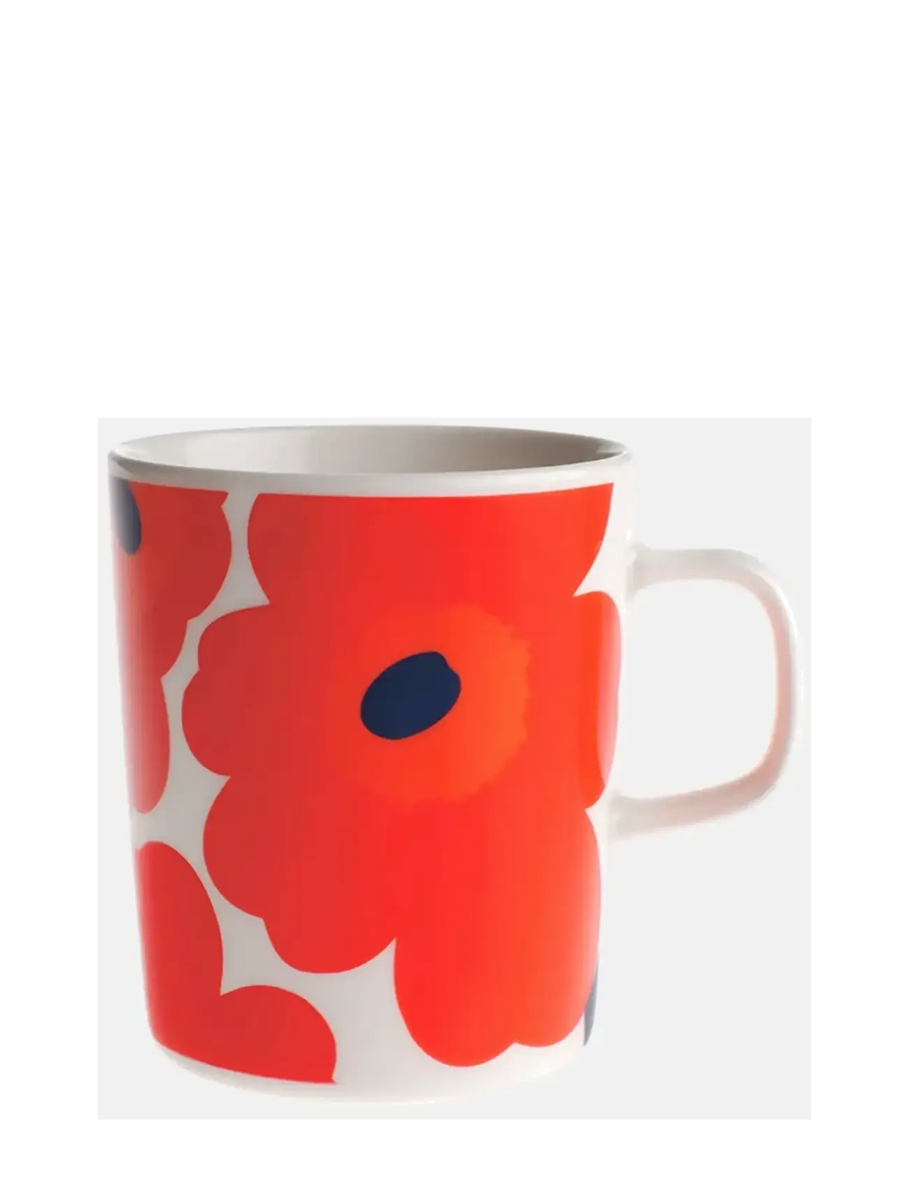 Marimekko Home UNIKKO MUG - Marimekko Home - WHITE, RED / red