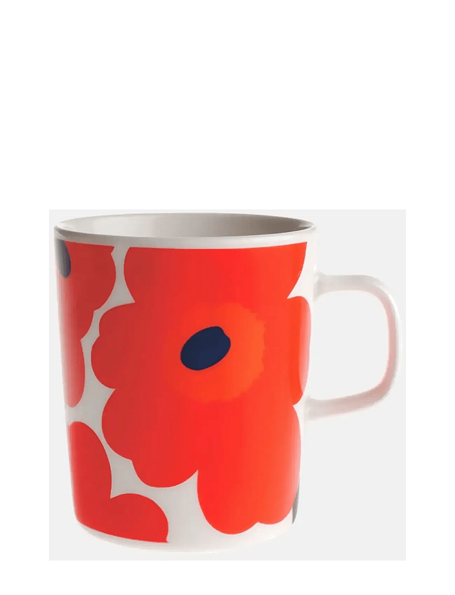 Marimekko Home - UNIKKO MUG 2,5DL - teetassid - white, red - 1