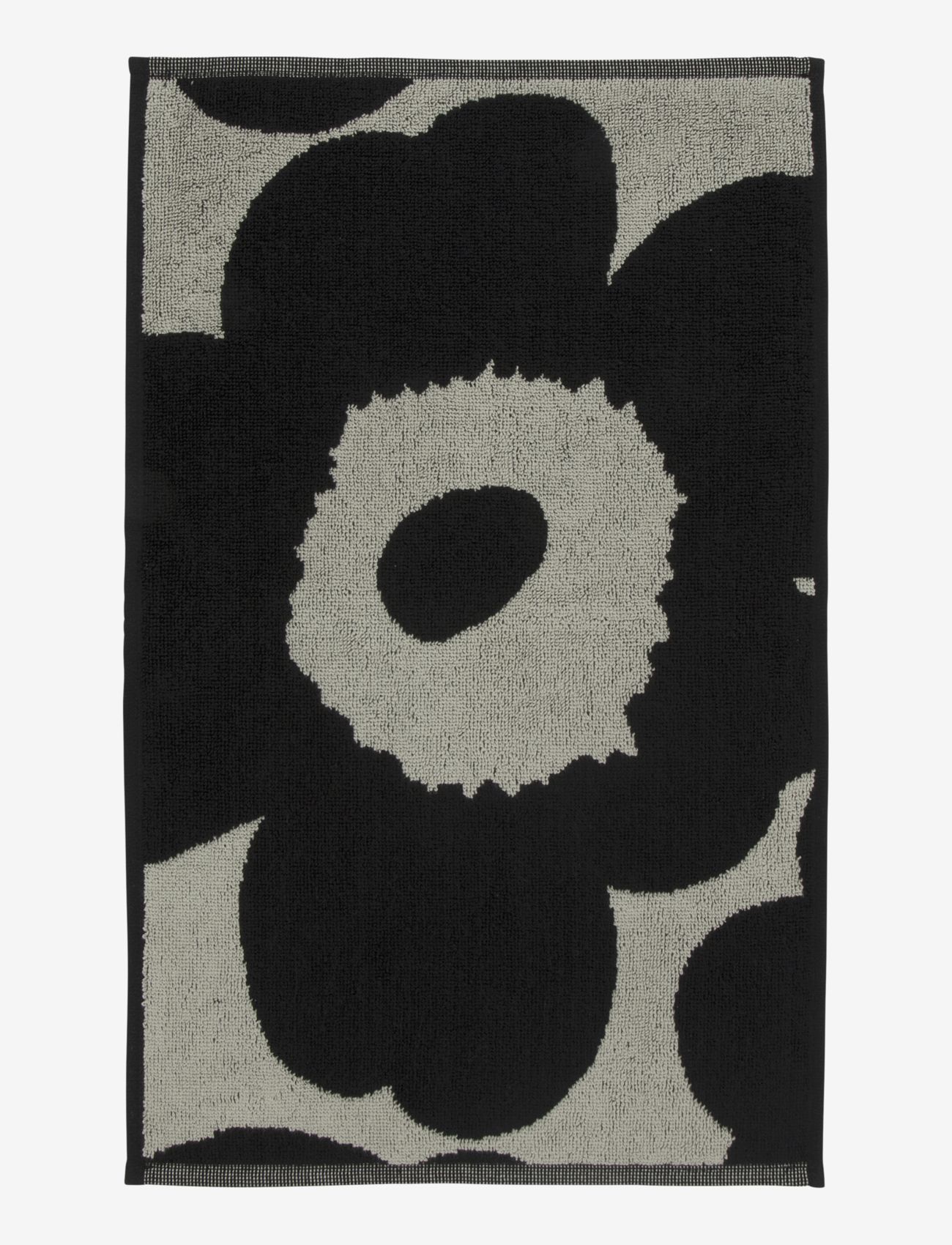Marimekko Home - UNIKKO GUEST TOWEL 30X50CM - black/sand - 0