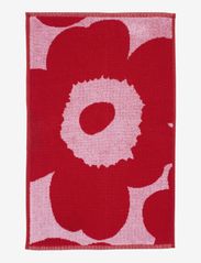 Marimekko Home - UNIKKO GUEST TOWEL 30X50CM - laagste prijzen - pink/ red - 0