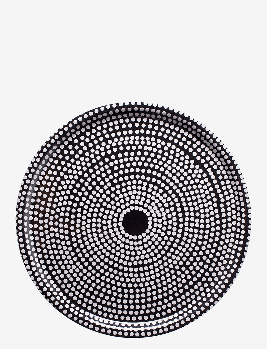 Marimekko Home - FOKUS TRAY 46 CM - tabletts - black,white - 0