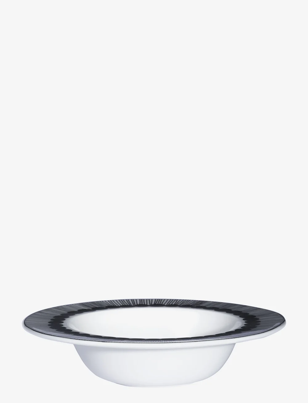Marimekko Home - SIIRTOLAP. DEEP PLATE 2,5 DL - nach preis einkaufen - white, black - 0
