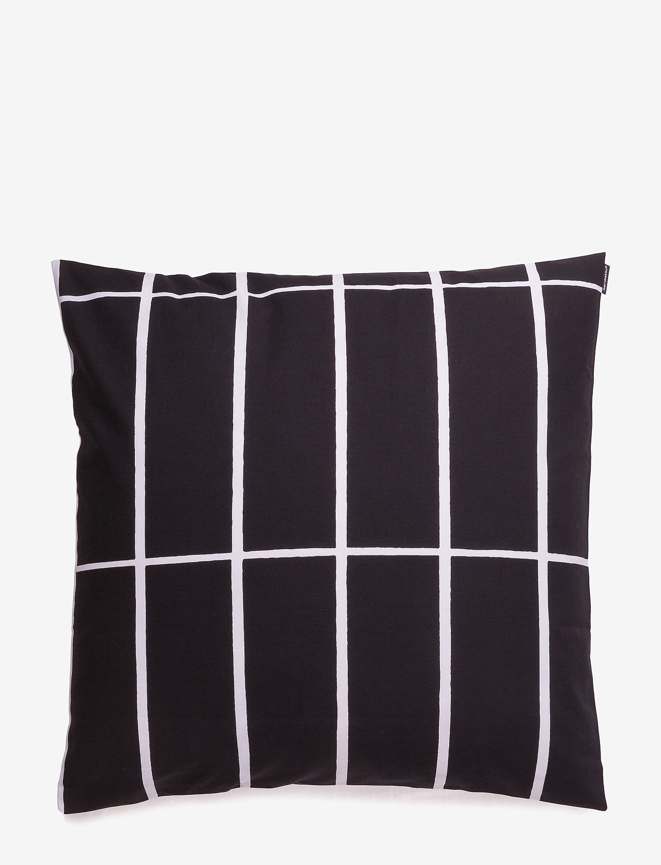 Marimekko Home - TIILISKIVI CUSHION COVER - cushion covers - black, white - 0