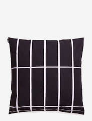 Marimekko Home - TIILISKIVI CUSHION COVER - pudebetræk - black, white - 1