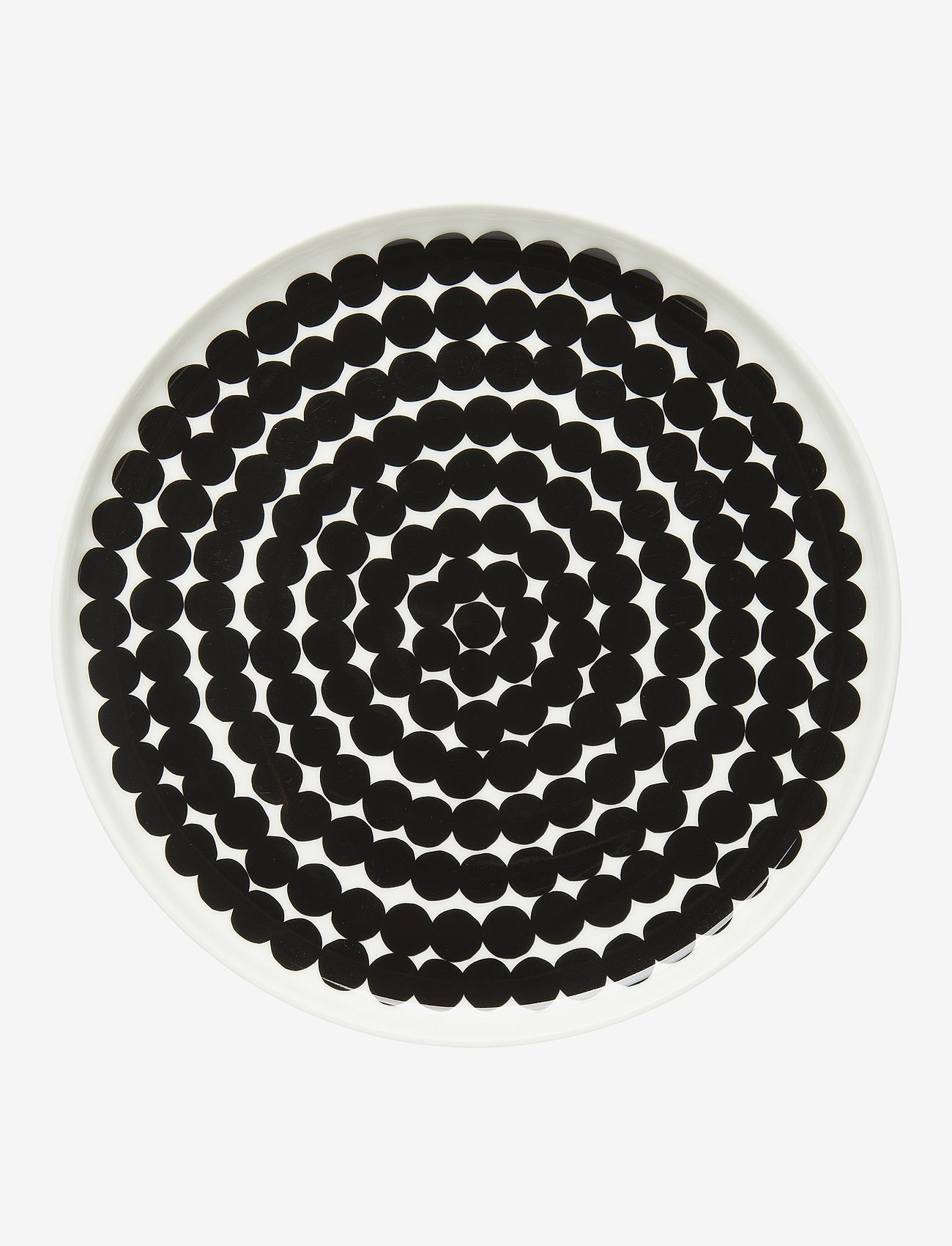 Marimekko Home - SIIRTOLAPUUTARHA PLATE 20CM - frühstücksteller - white, black - 1