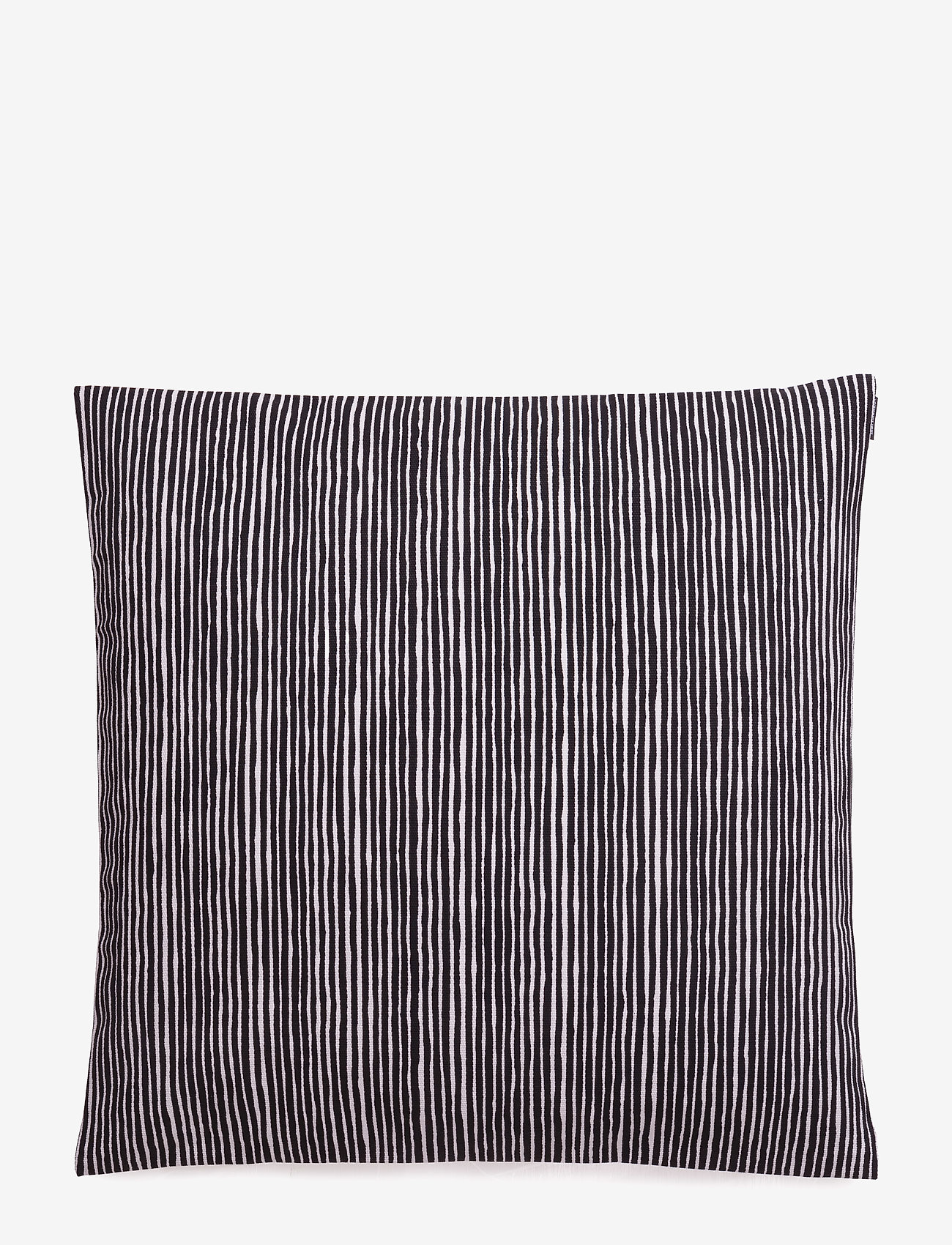 Marimekko Home VARVUNRAITA CUSHION COVER - Puder & pudebetræk - BLACK, WHITE / black