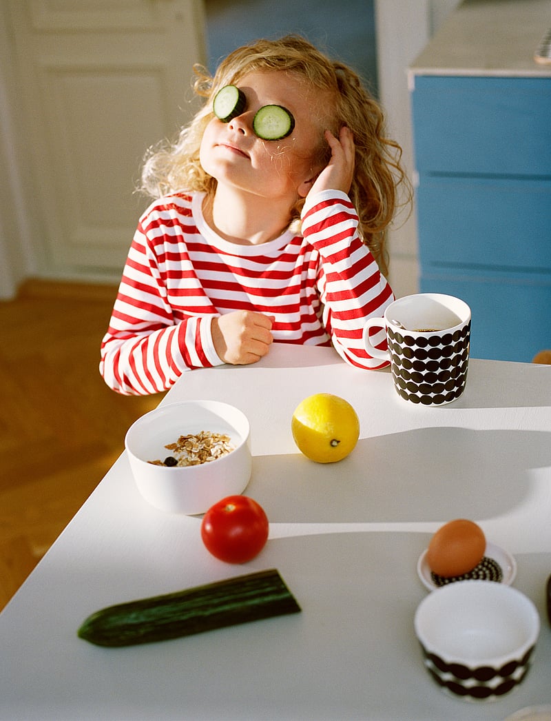 Marimekko Home - RÄSYMATTO MUG - teetassen - white, black - 2