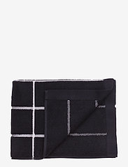 Marimekko Home - TIILISKIVI BATH TOWEL - hand towels & bath towels - black, white - 0