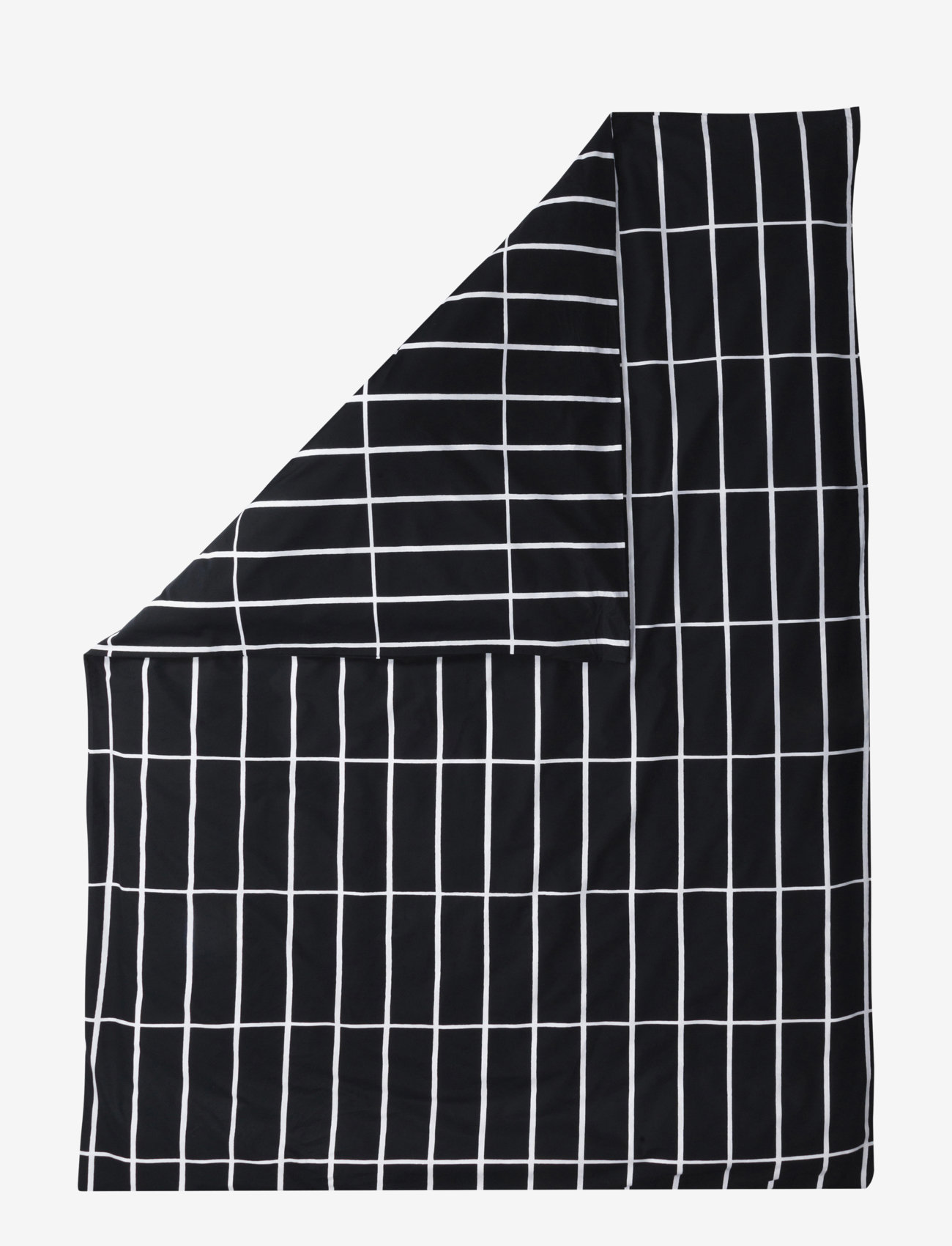 Marimekko Home - TIILISKIVI DUVET COVER - housses de couette - black, white - 1
