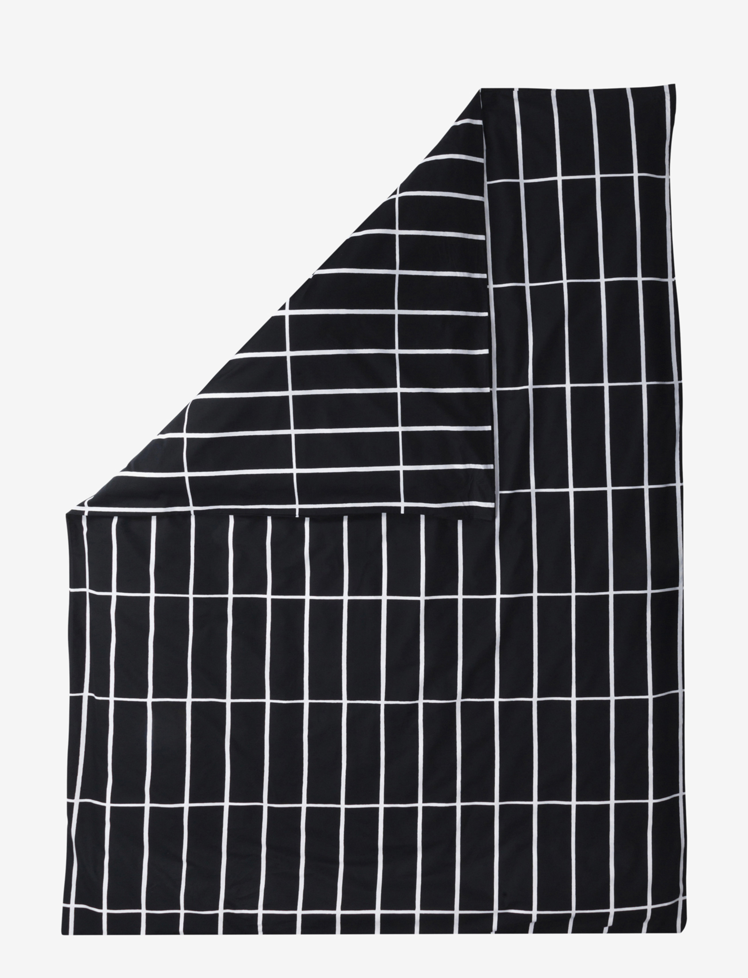 Marimekko Home TIILISKIVI DUVET COVER - Marimekko Home - BLACK, WHITE / black