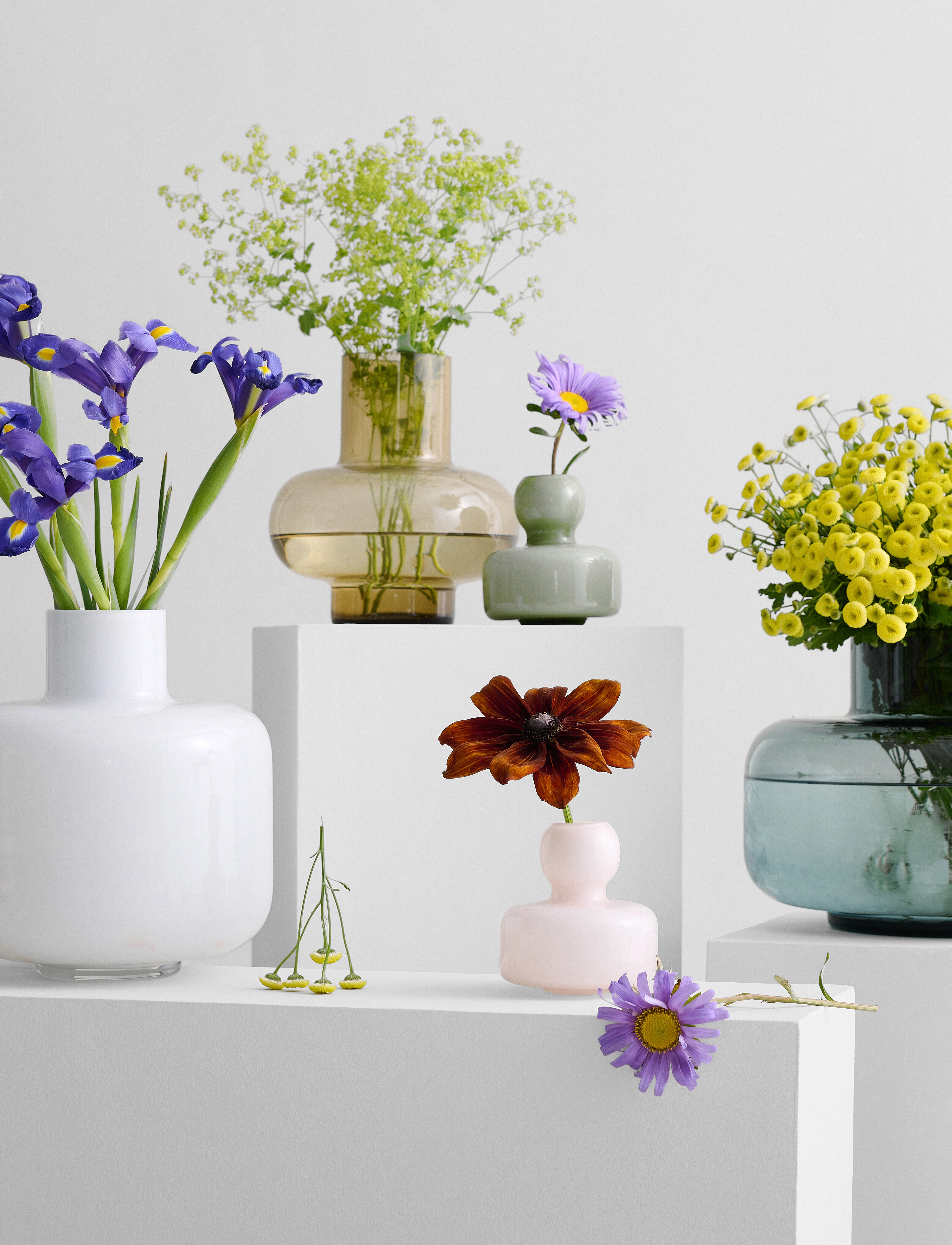 Marimekko Home Ming, H7.2 cm, Vases, Weiß - Small Homeware