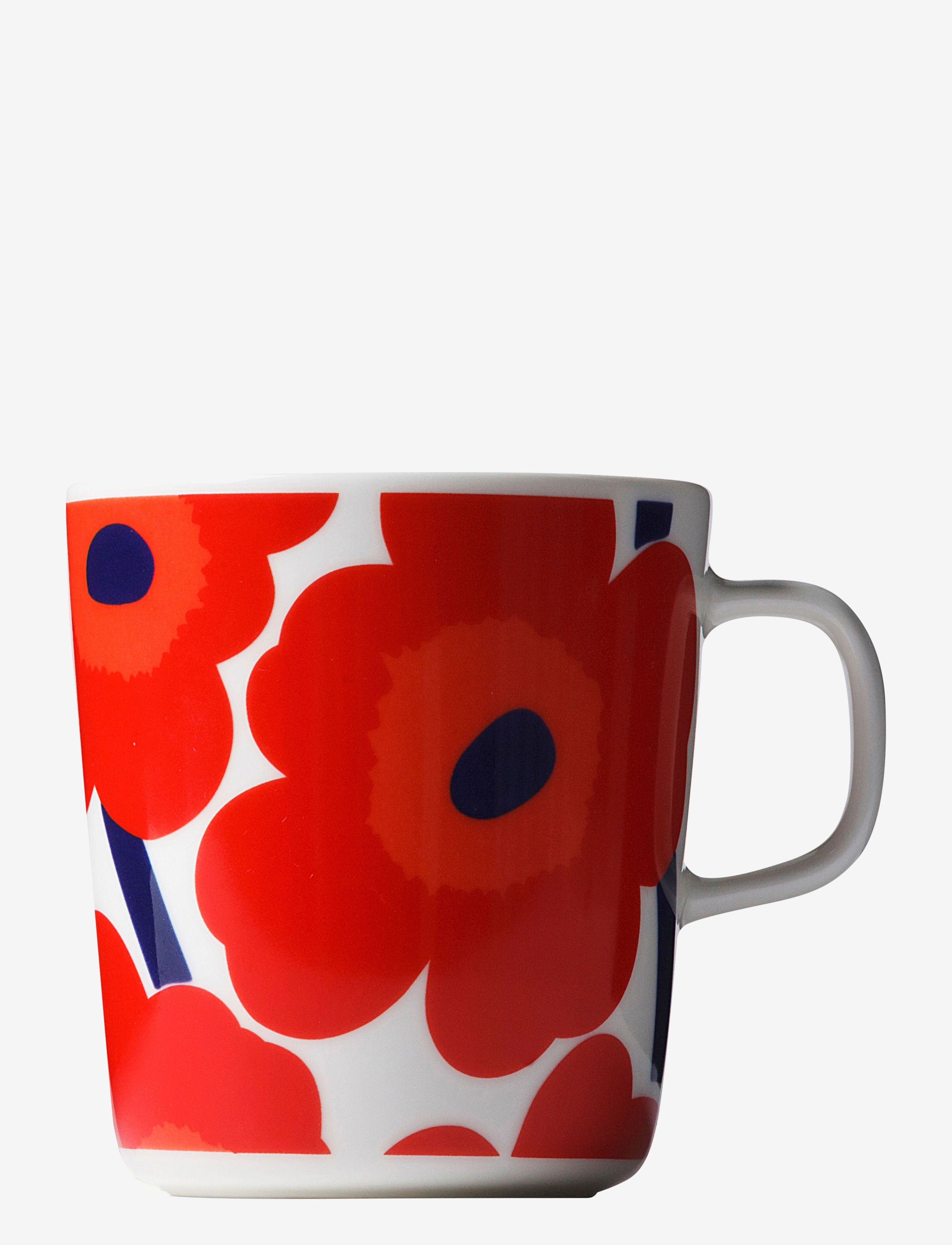 Marimekko Home Unikko Mug 4 Dl, Coffee Kop, Rød, Str: 40 CL