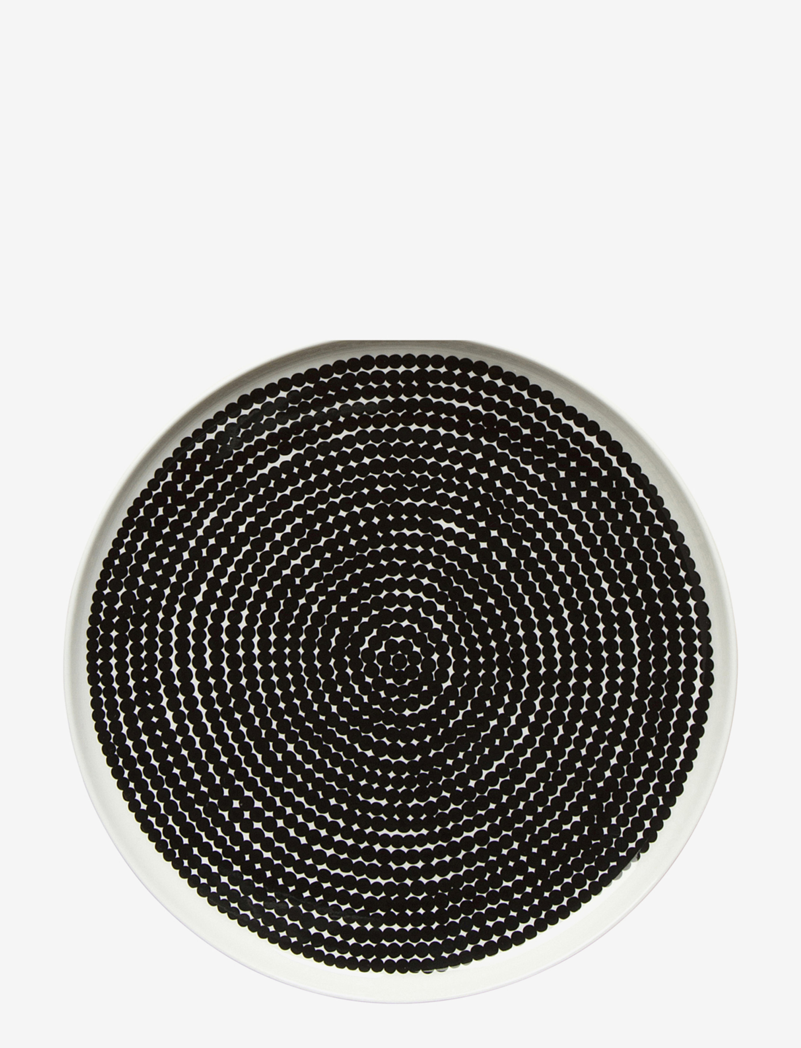 MARIMEKKO Einrichtung Räsymatto Plate 25 Cm Schwarz - Ø 25 CM - Unisex