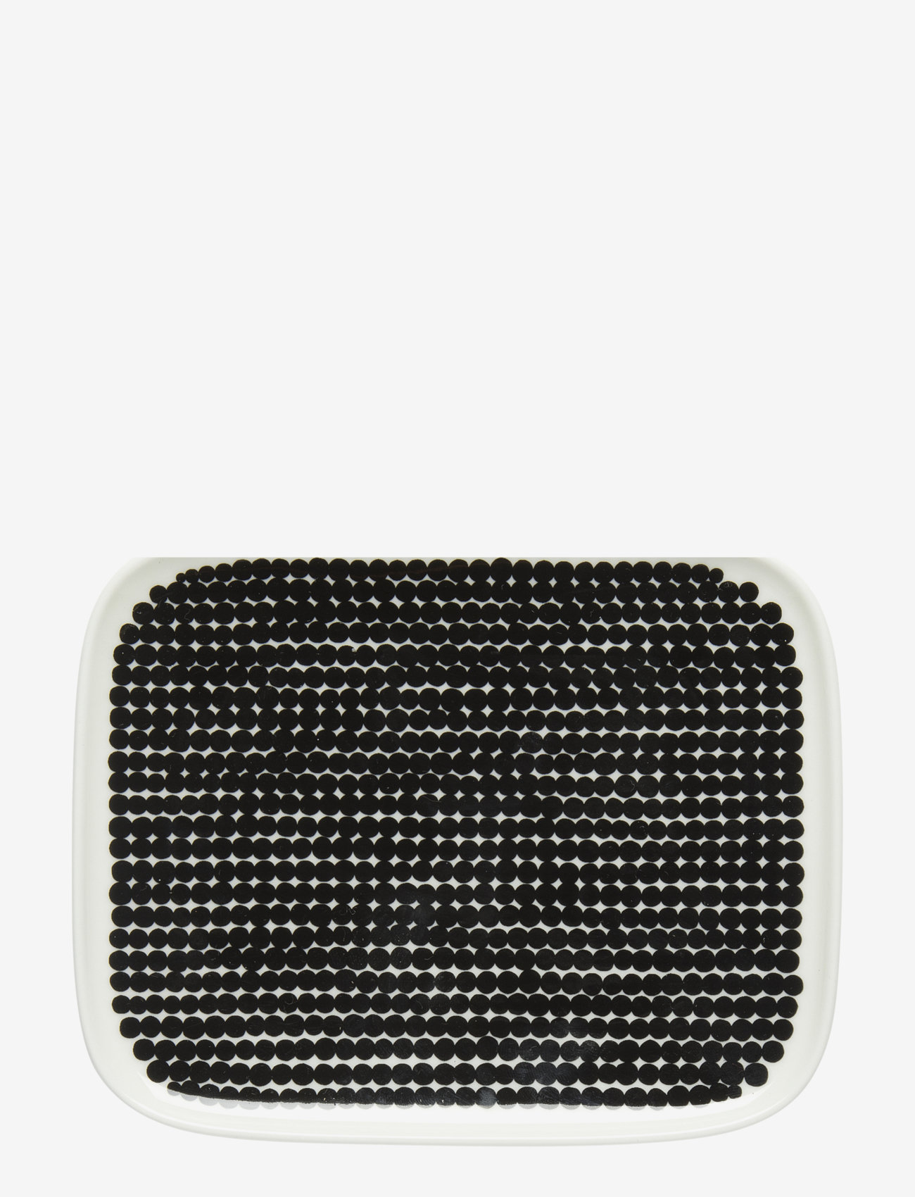 Marimekko Home - RÄSYMATTO PLATE 15X12 CM - køb efter pris - white, black - 0