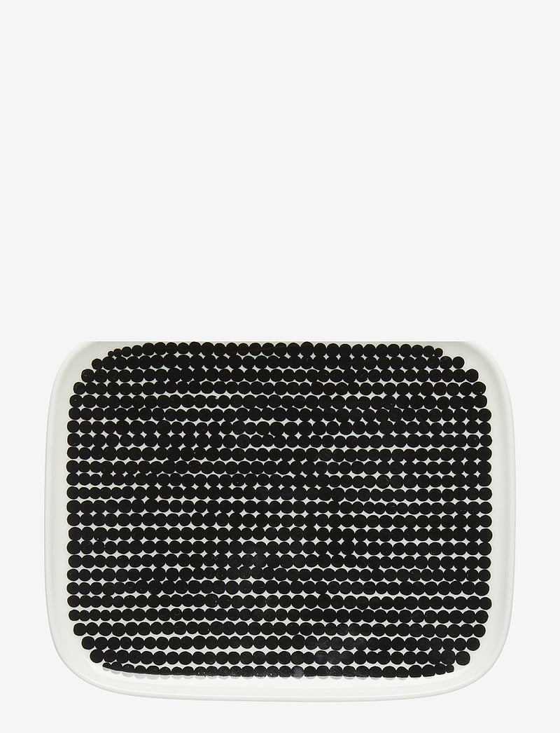 Marimekko Home - RÄSYMATTO PLATE 15X12 CM - nach preis einkaufen - white, black - 0