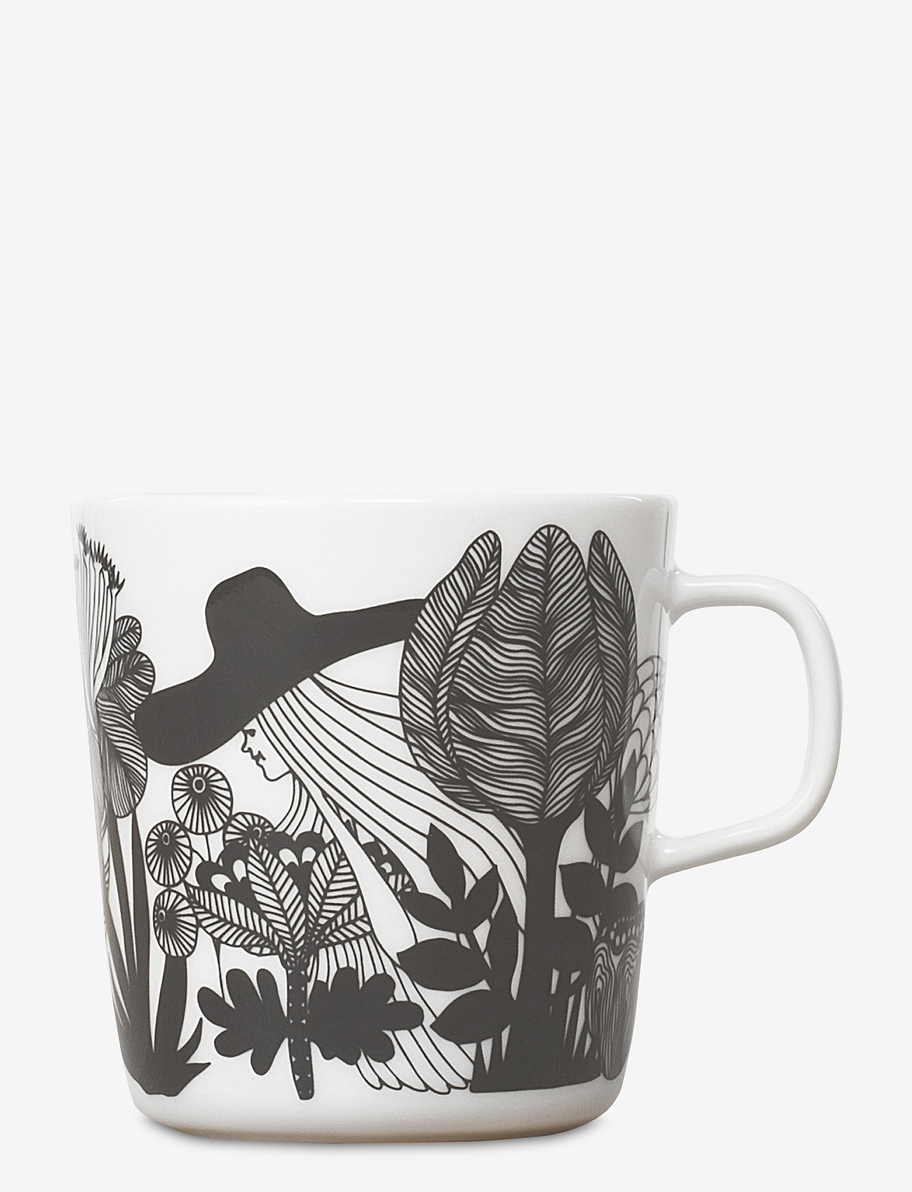 Marimekko Home - SIIRTOLAPUUTARHA MUG 4 DL - teetassid - white, black, pink - 2