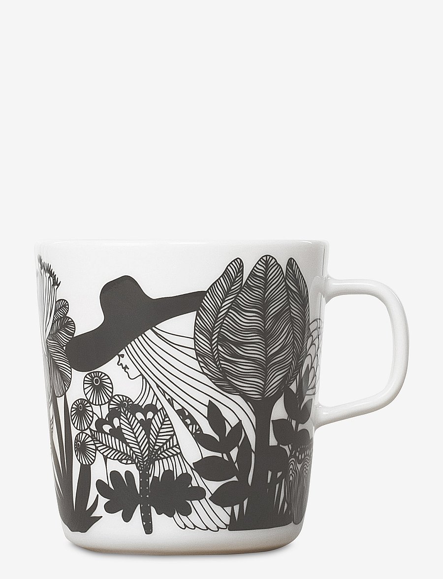 Marimekko Home - SIIRTOLAPUUTARHA MUG 4 DL - die niedrigsten preise - white, black, pink - 1