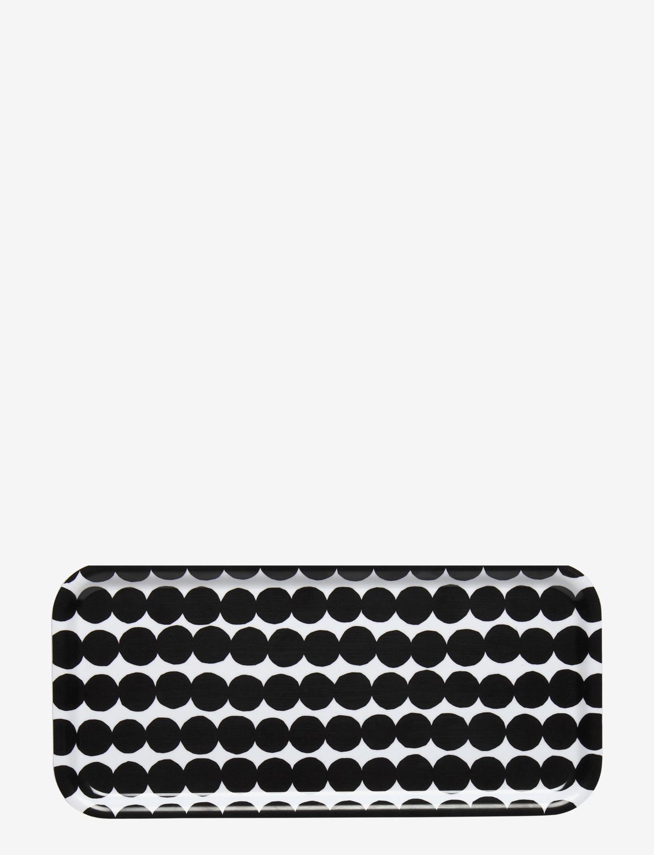 Marimekko Home Räsymatto Tray 15X32Cm, One Size, Dining & Table Accessories, Schwarz - Trays, Homeware