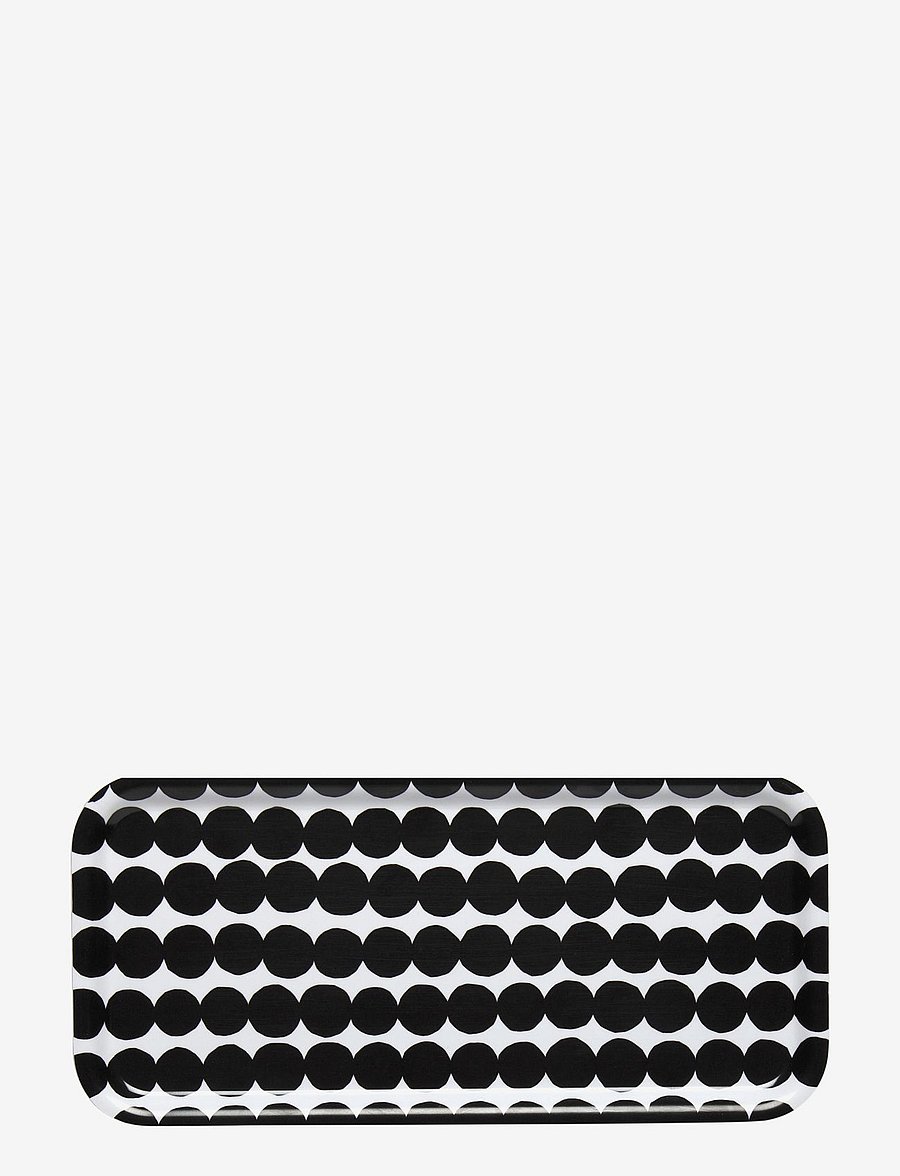 Marimekko Home - RÄSYMATTO TRAY 15X32CM - valentinstaggeschenke - white, black - 0