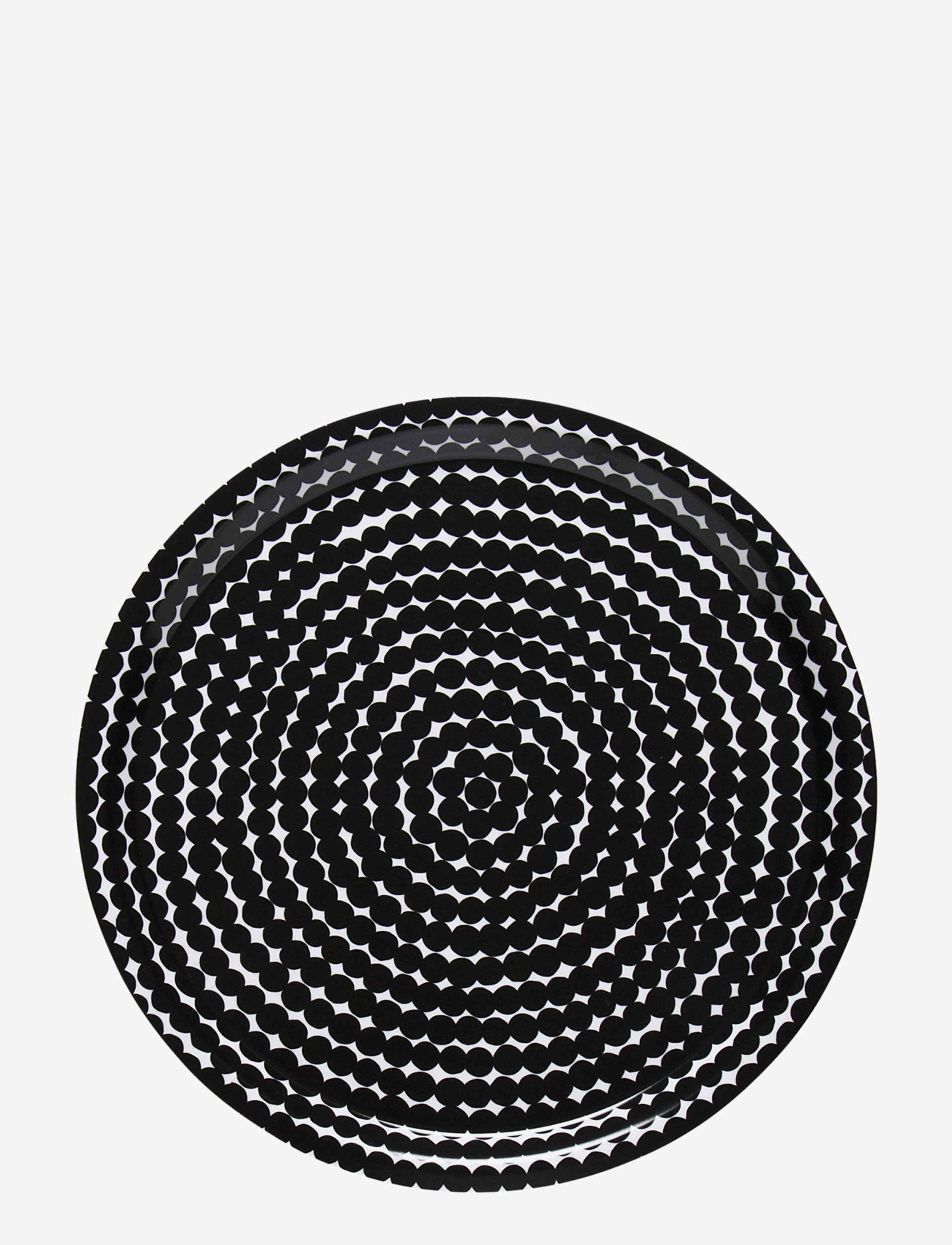 Marimekko Home Räsymatto Tray 31 Cm, One Size, Dining & Table Accessories, Schwarz - Trays, Homeware