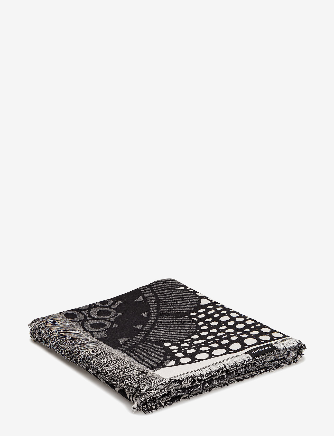 Marimekko Home - SIIRTOLAPUUTARHA BLANKET - blankets & throws - ecru, black - 0
