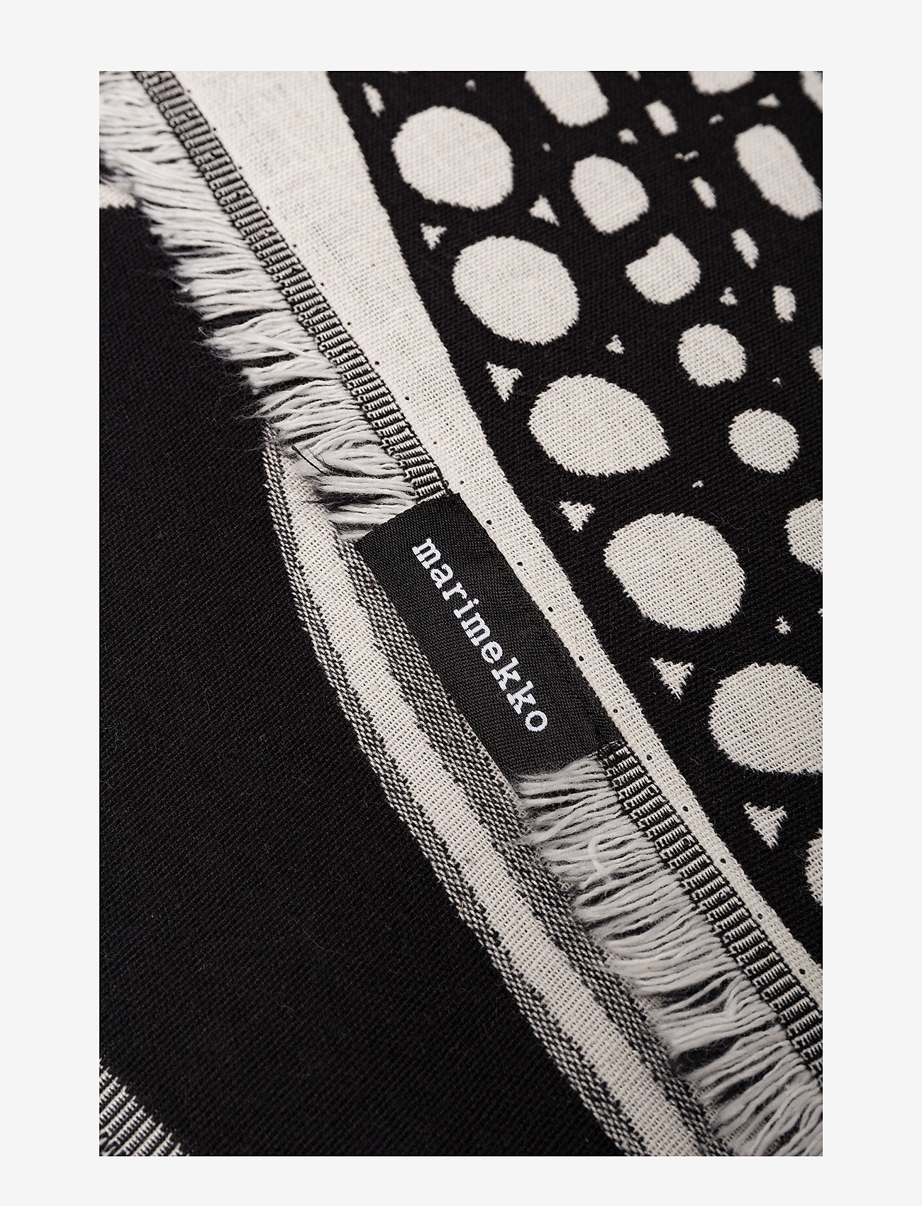 Marimekko Home - SIIRTOLAPUUTARHA BLANKET - decken - ecru, black - 1