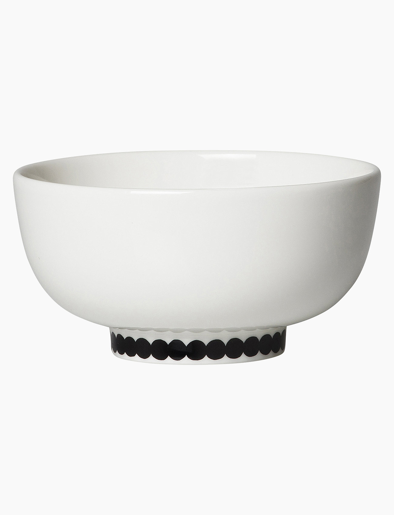 Marimekko Home - SIIRTOLAPUUTARHA BOWL 3 DL - morgenmadsskåle - white, black - 2