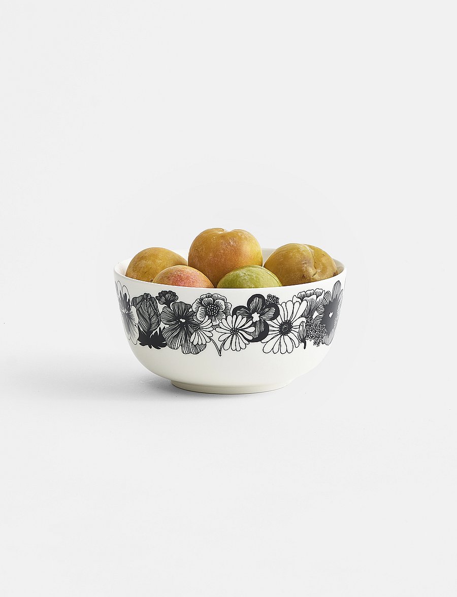 Marimekko Home - SIIRTOLAPUUTARHA BOWL 9 DL - serveerimisnõud - white, black - 3