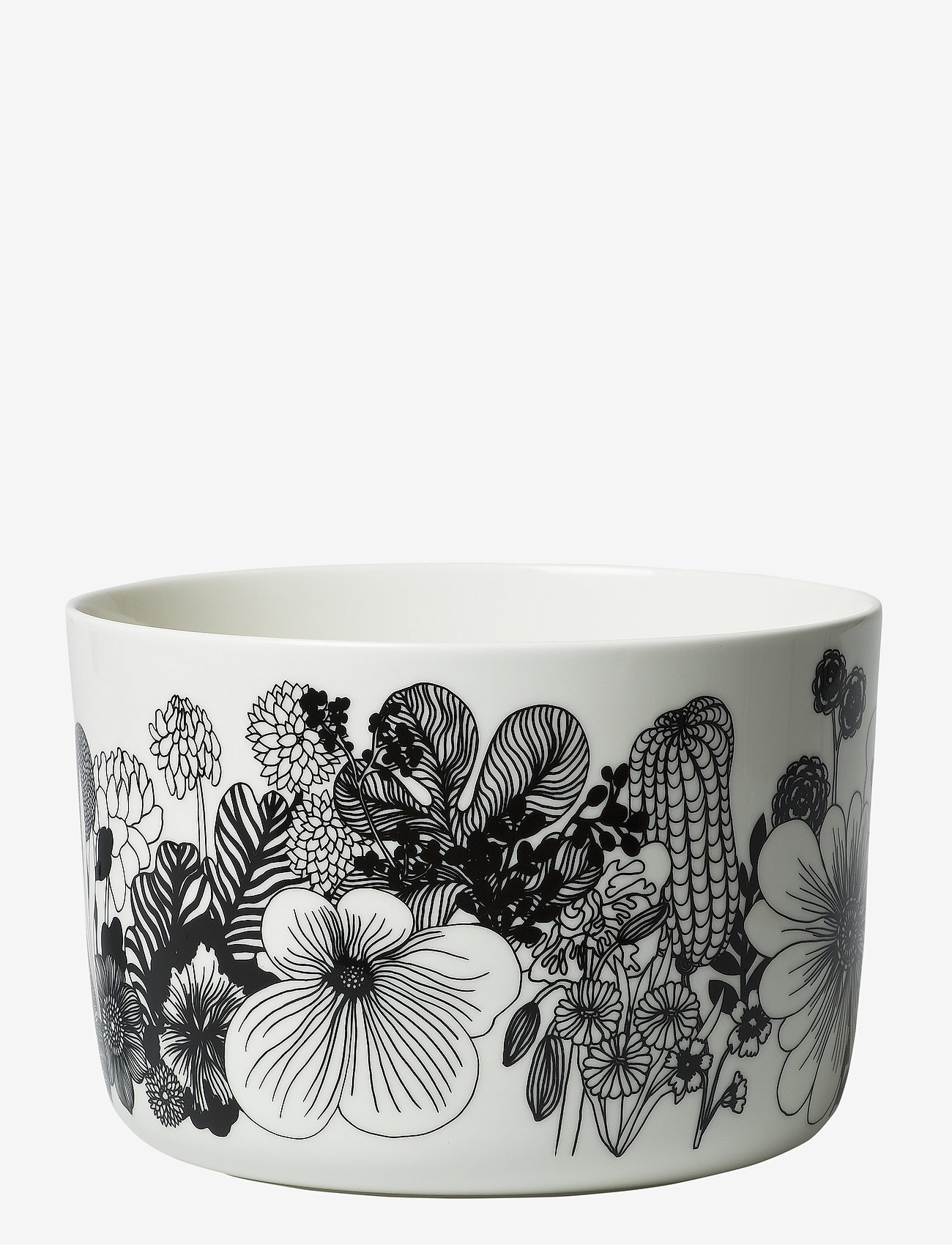 Marimekko Home - SIIRTOLAPUUTARHA BOWL - serving bowls - white, black - 0