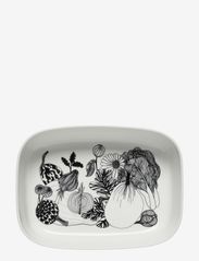 Marimekko Home - SIIRTOLAPUUTARHA SERVING DISH - serving bowls - white, black - 0