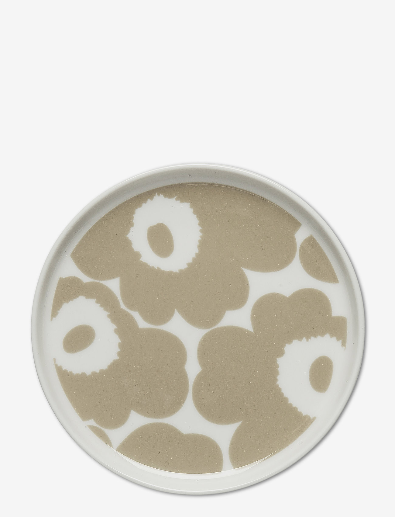Marimekko Home - UNIKKO PLATE 13,5 CM - najniższe ceny - white, beige - 0