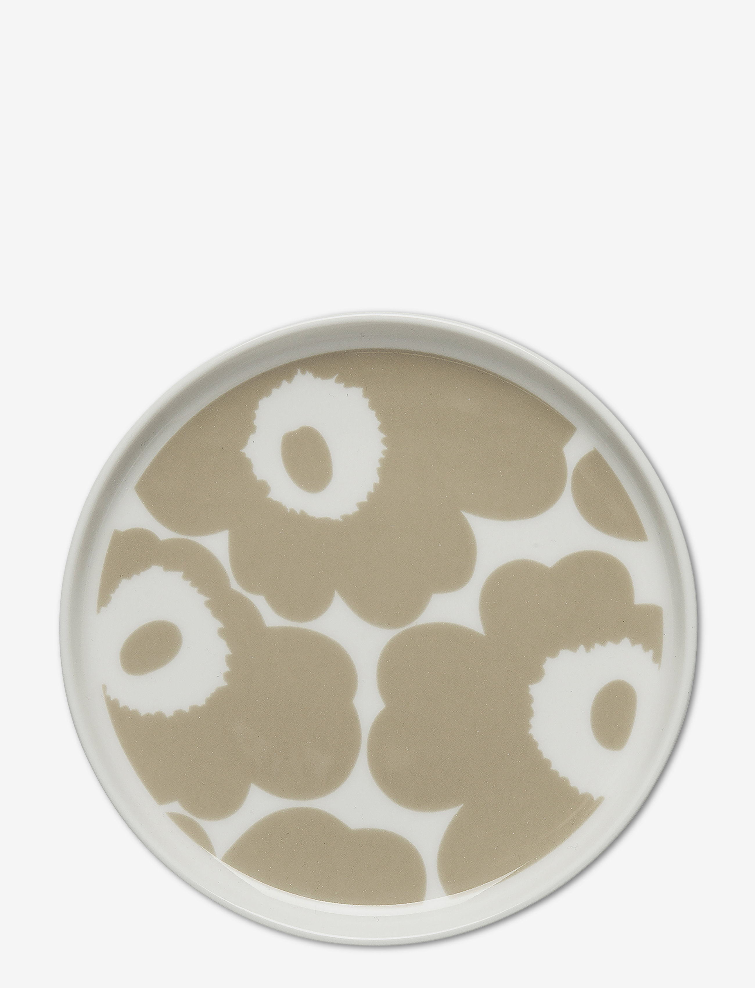 Marimekko Home UNIKKO PLATE 13,5 CM - Inspiration - WHITE, BEIGE / beige