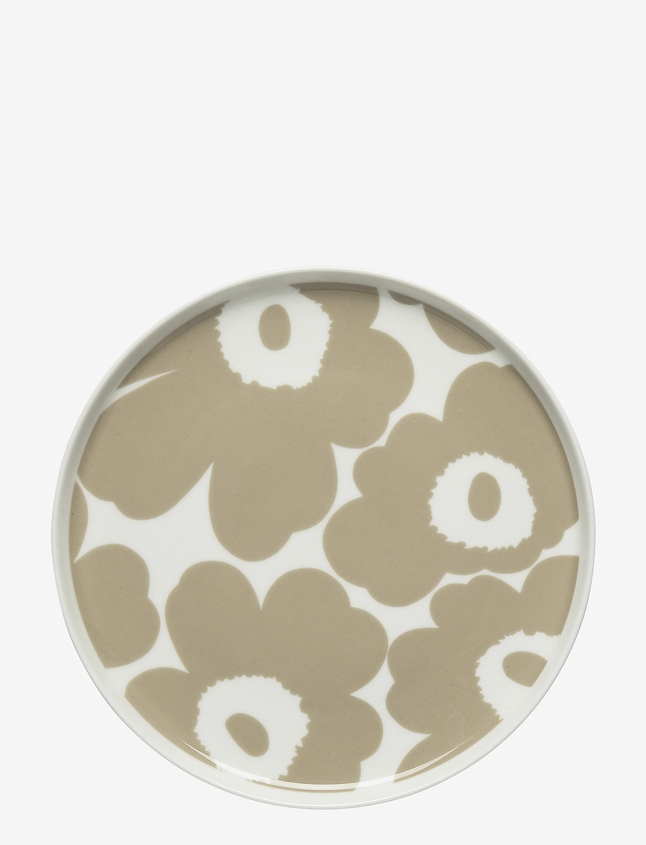 Marimekko Home - UNIKKO PLATE 20 CM - køb efter pris - white, beige - 0
