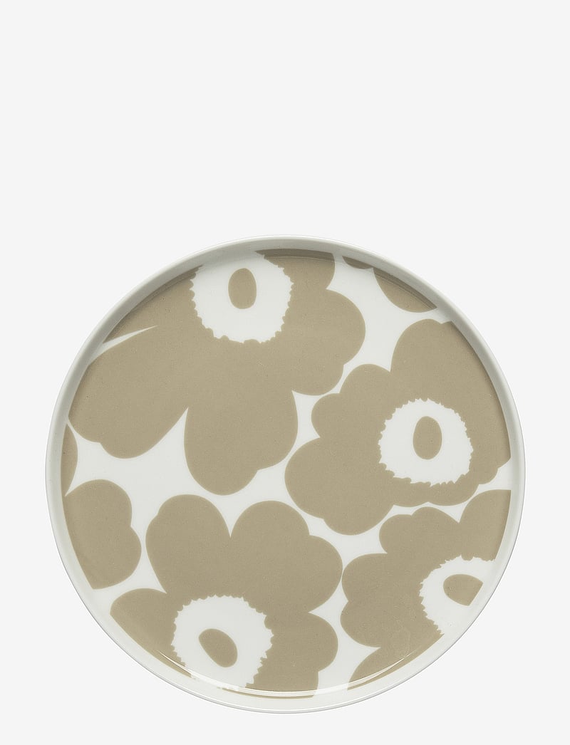 Marimekko Home - UNIKKO PLATE 20 CM - väikesed taldrikud - white, beige - 1