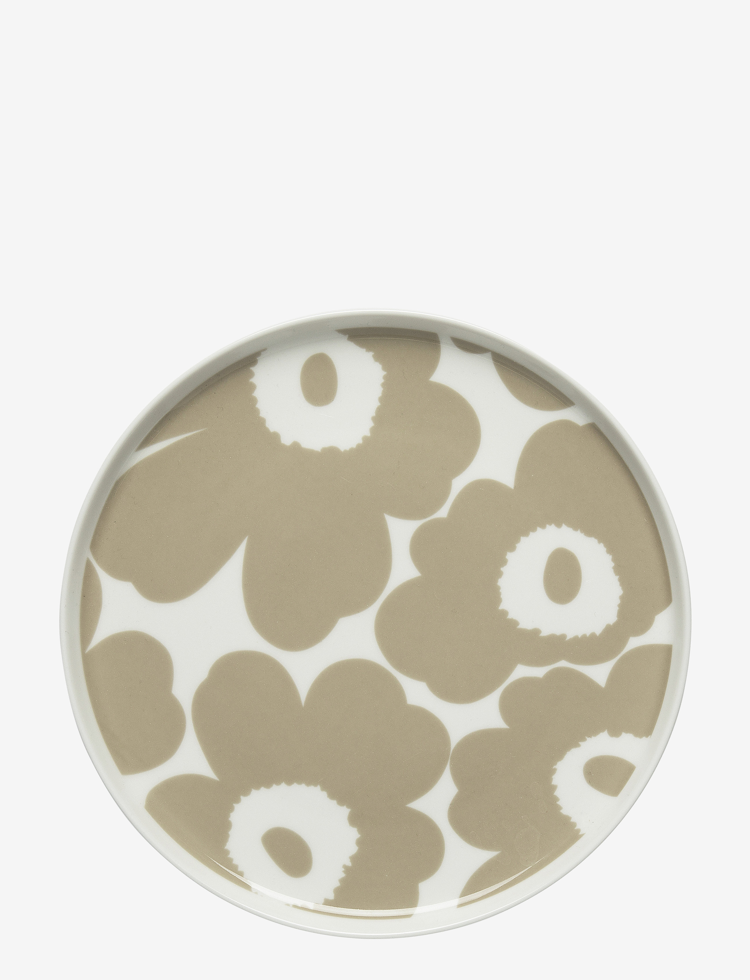 Marimekko Home UNIKKO PLATE 20 CM - Marimekko Home - WHITE, BEIGE / beige