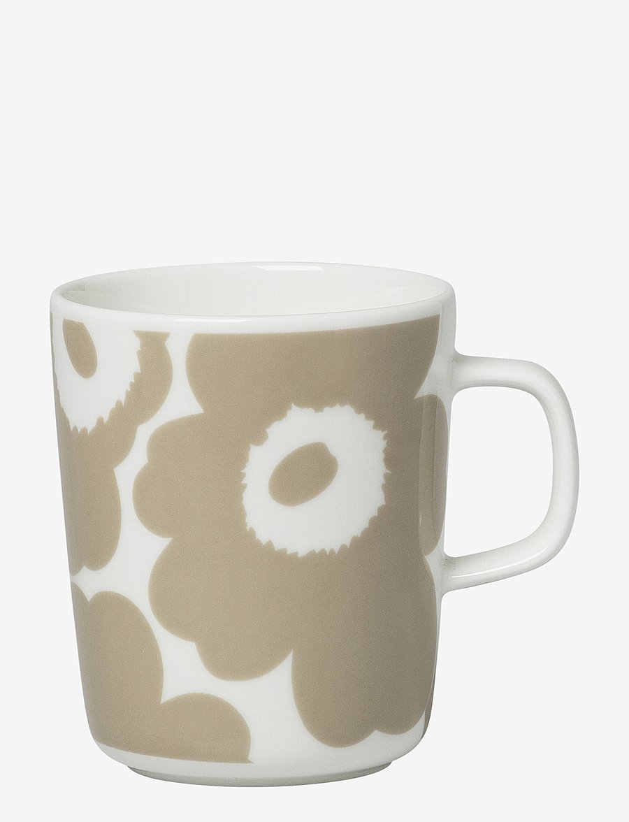 Marimekko Home - UNIKKO MUG 2,5 DL - teetassen - white, beige - 1