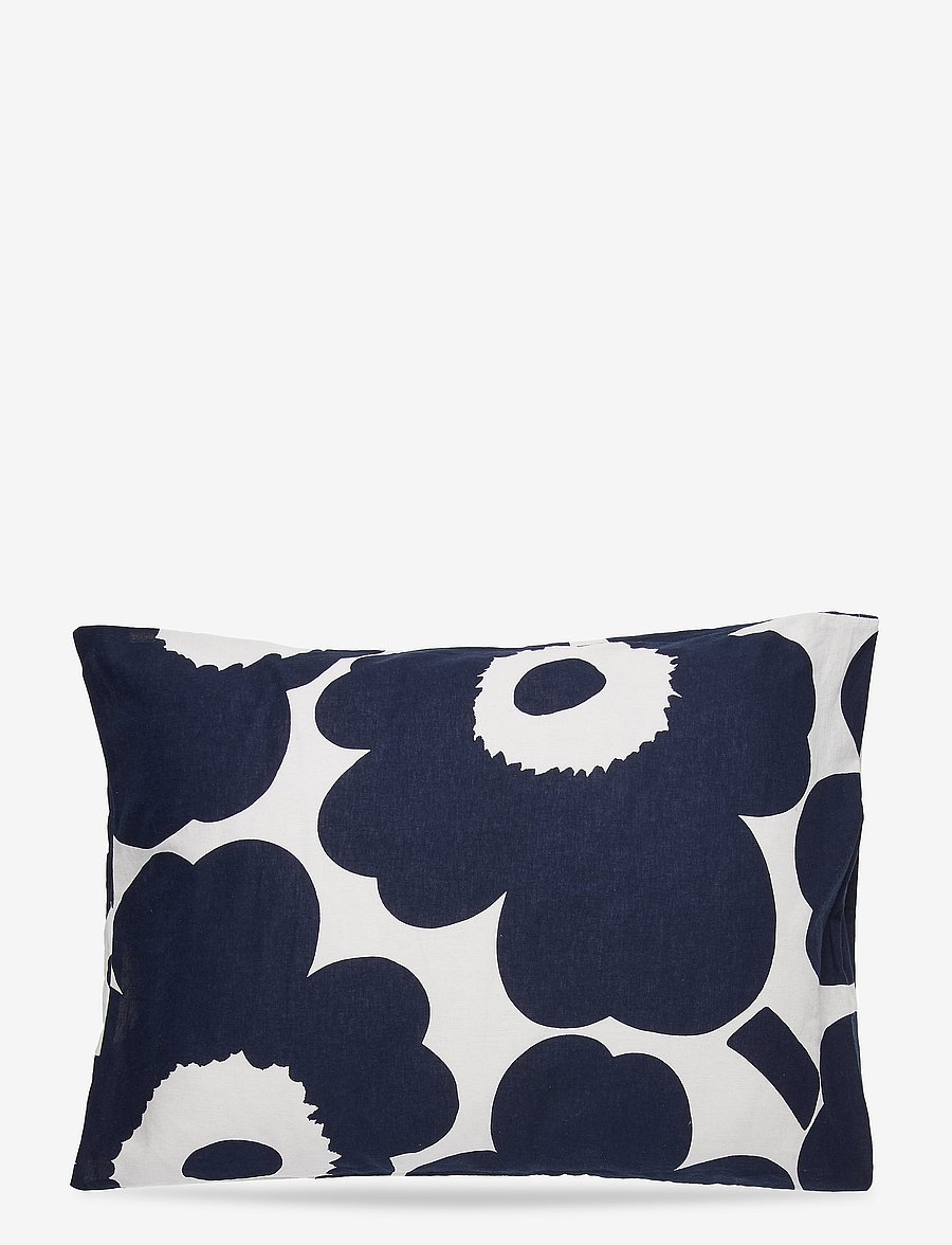 Marimekko Home - UNIKKO CO/LI DC - kopfkissenbezüge - cotton, dark blue - 1