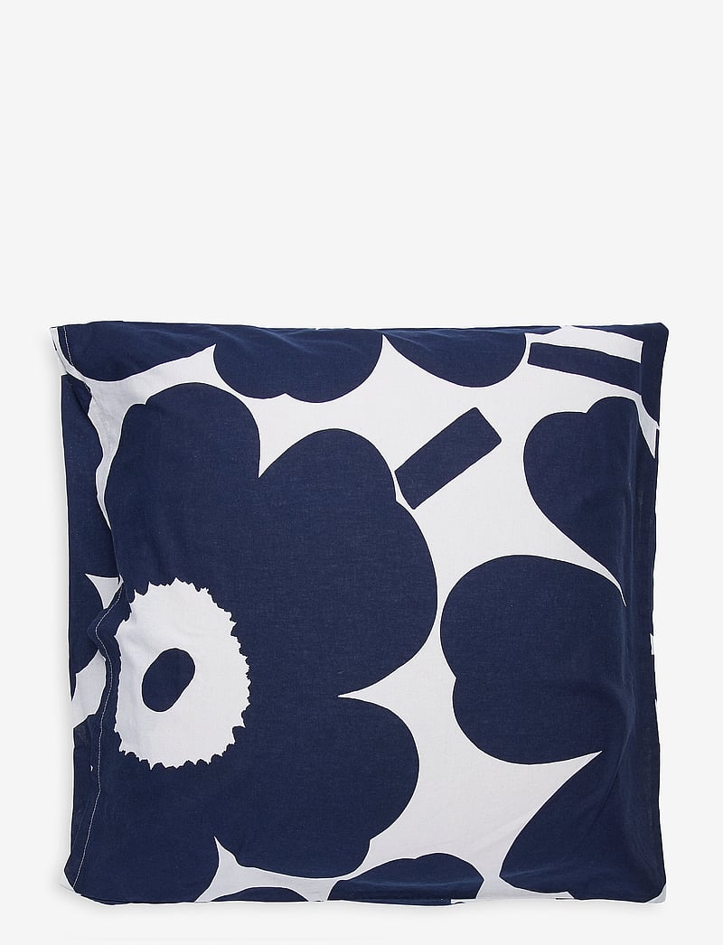 Marimekko Home - UNIKKO CO/LI PC 60X63-65X65 CM - die niedrigsten preise - cotton, dark blue - 1