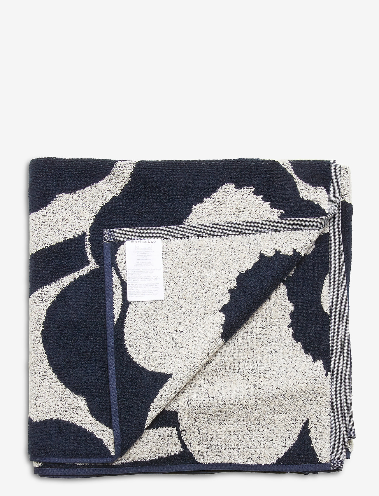 Marimekko Home - UNIKKO CO/LI BATH TOWEL - håndklæ - cotton, dark blue - 0