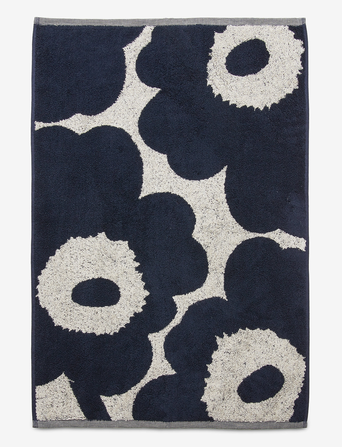 Marimekko Home - UNIKKO CO/LI HAND TOWEL - lägsta priserna - cotton, dark blue - 0