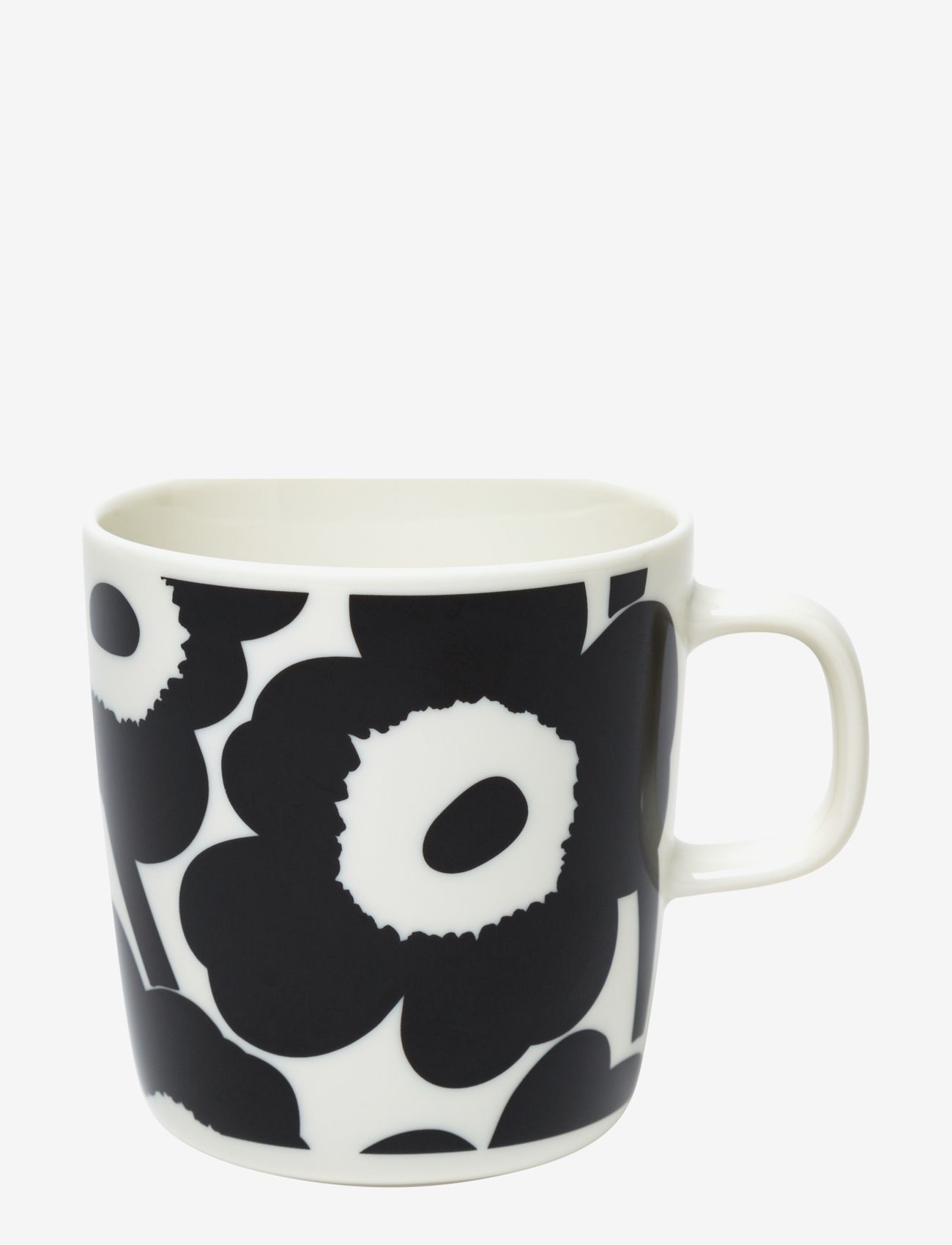 Marimekko Home - UNIKKO MUG 4 DL - teetassen - white, black - 1