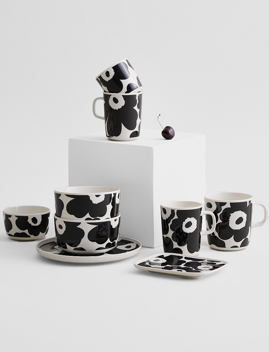 Marimekko Home - UNIKKO BOWL 5 DL - nach preis einkaufen - white, black - 0