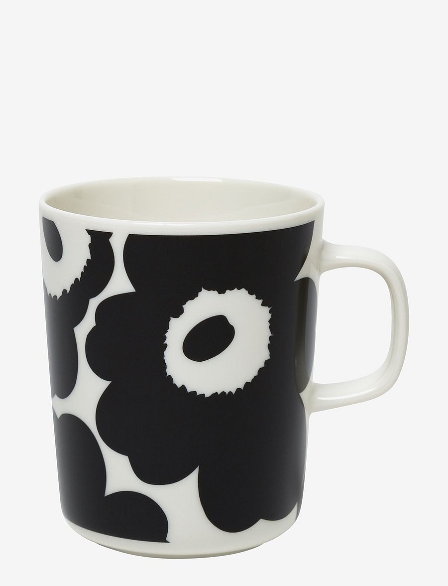 Marimekko Home - UNIKKO MUG 2,5DL - teetassen - white, black - 1
