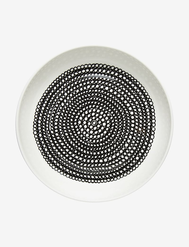 Marimekko Home - SIIRTOLAPUUT. PLATE 20,5 CM - die niedrigsten preise - white, black - 0