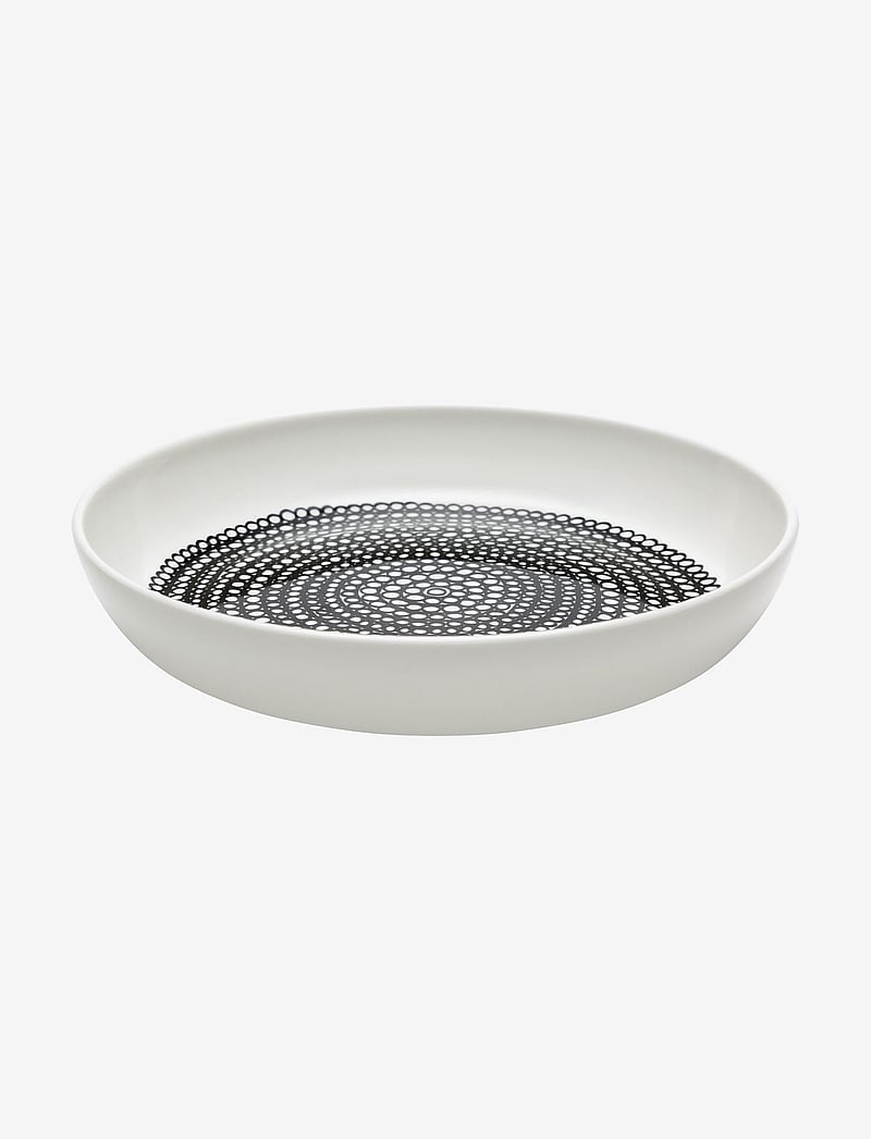 Marimekko Home - SIIRTOLAPUUT. PLATE 20,5 CM - die niedrigsten preise - white, black - 1