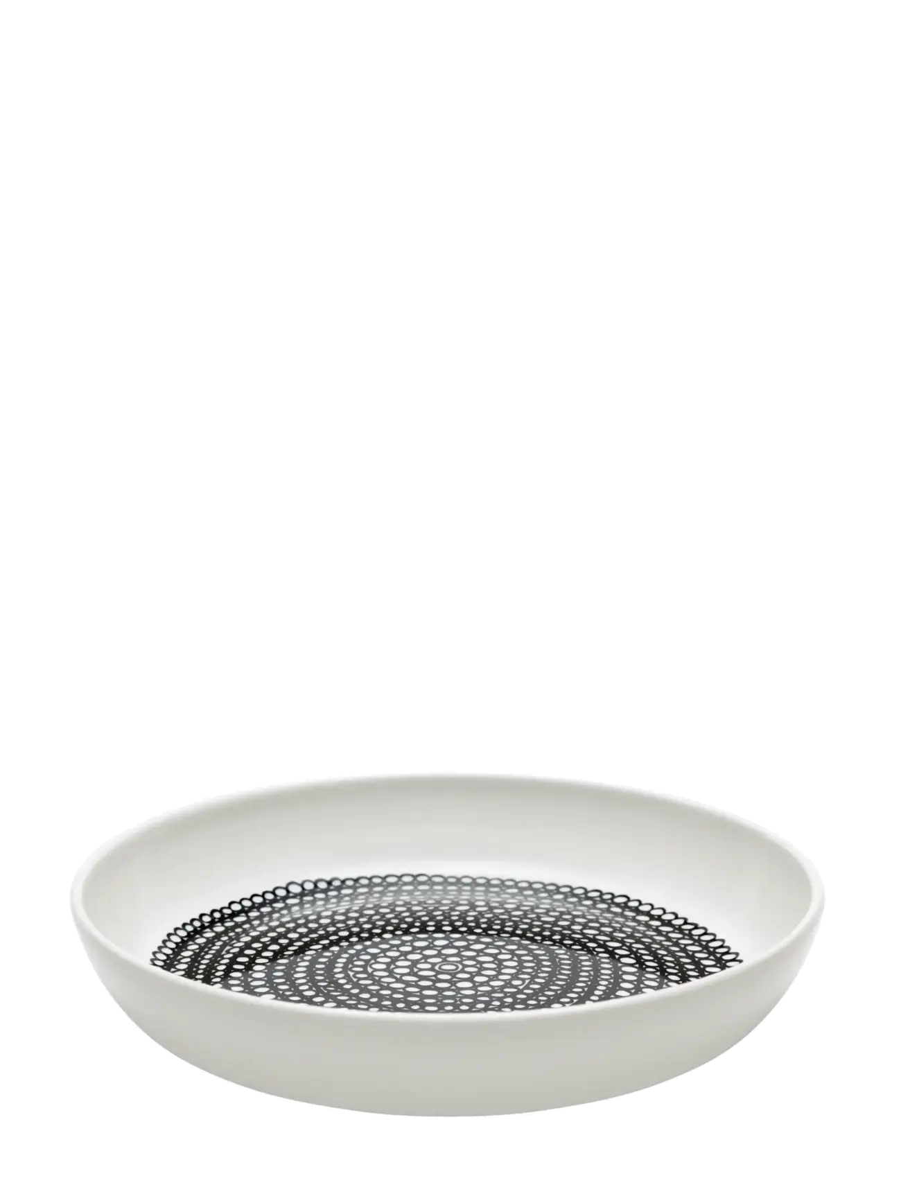 Marimekko Home - SIIRTOLAPUUT. PLATE 20,5 CM - assietter - white, black - 2