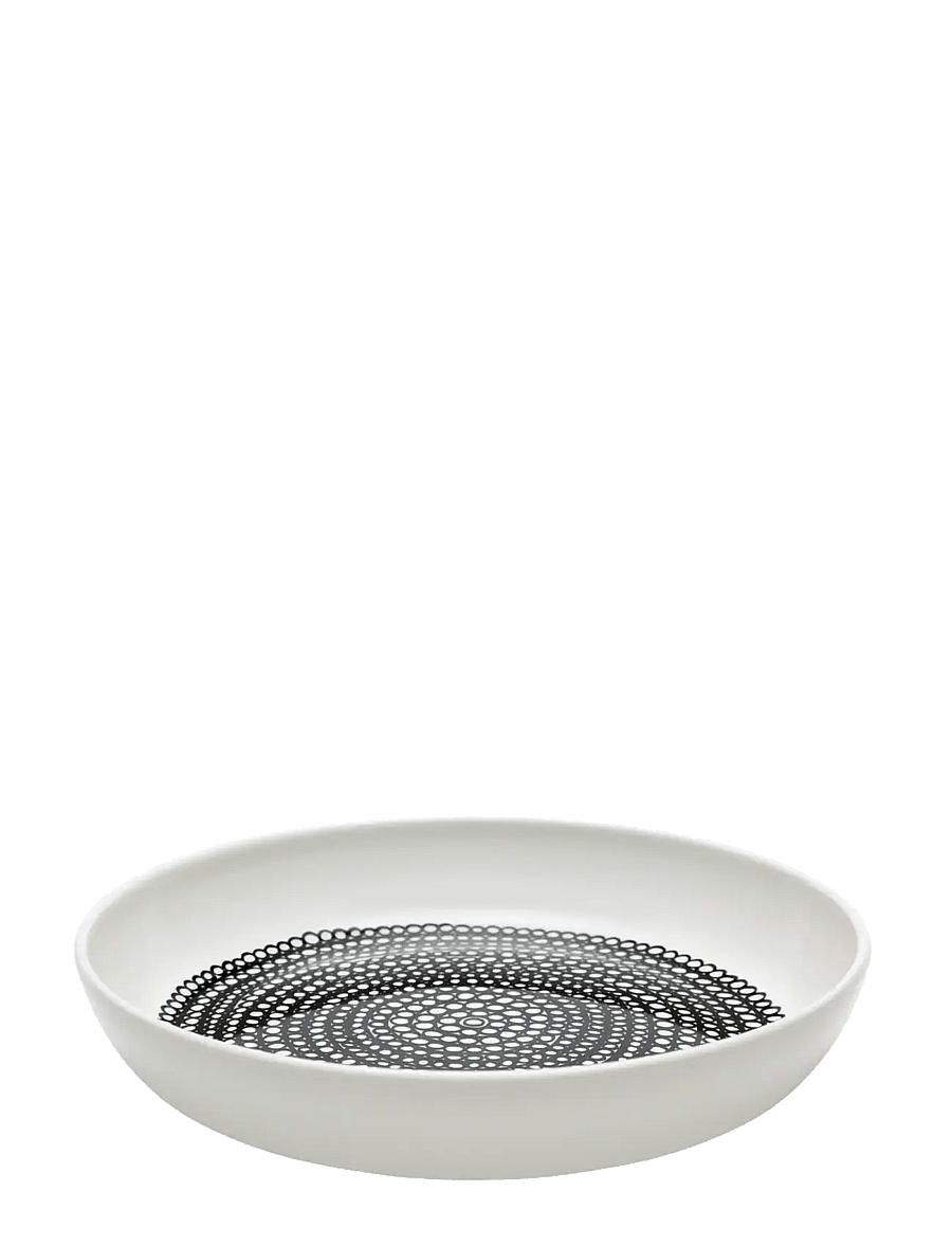 Marimekko Home - SIIRTOLAPUUT. PLATE 20,5 CM - white, black - 2