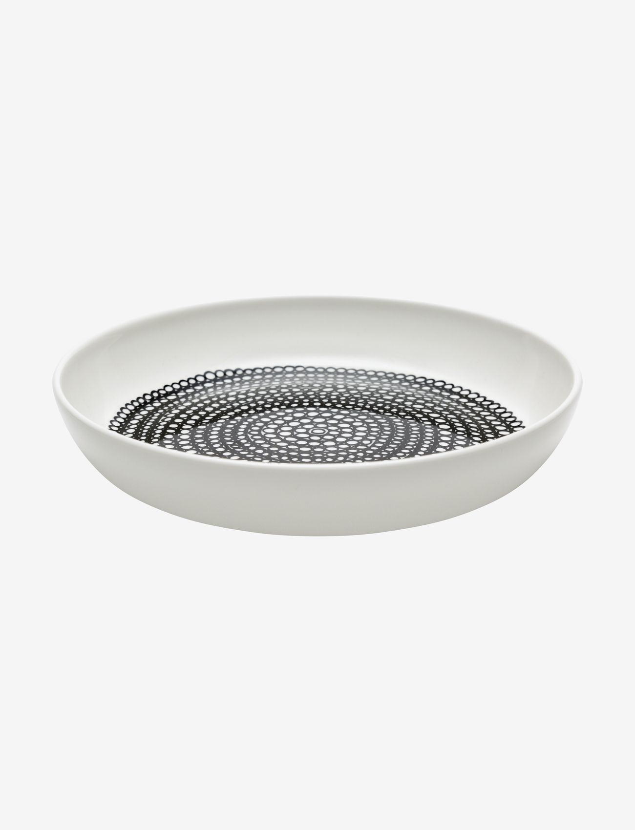 Marimekko Home - SIIRTOLAPUUT. PLATE 20,5 CM - asietter - white, black - 2
