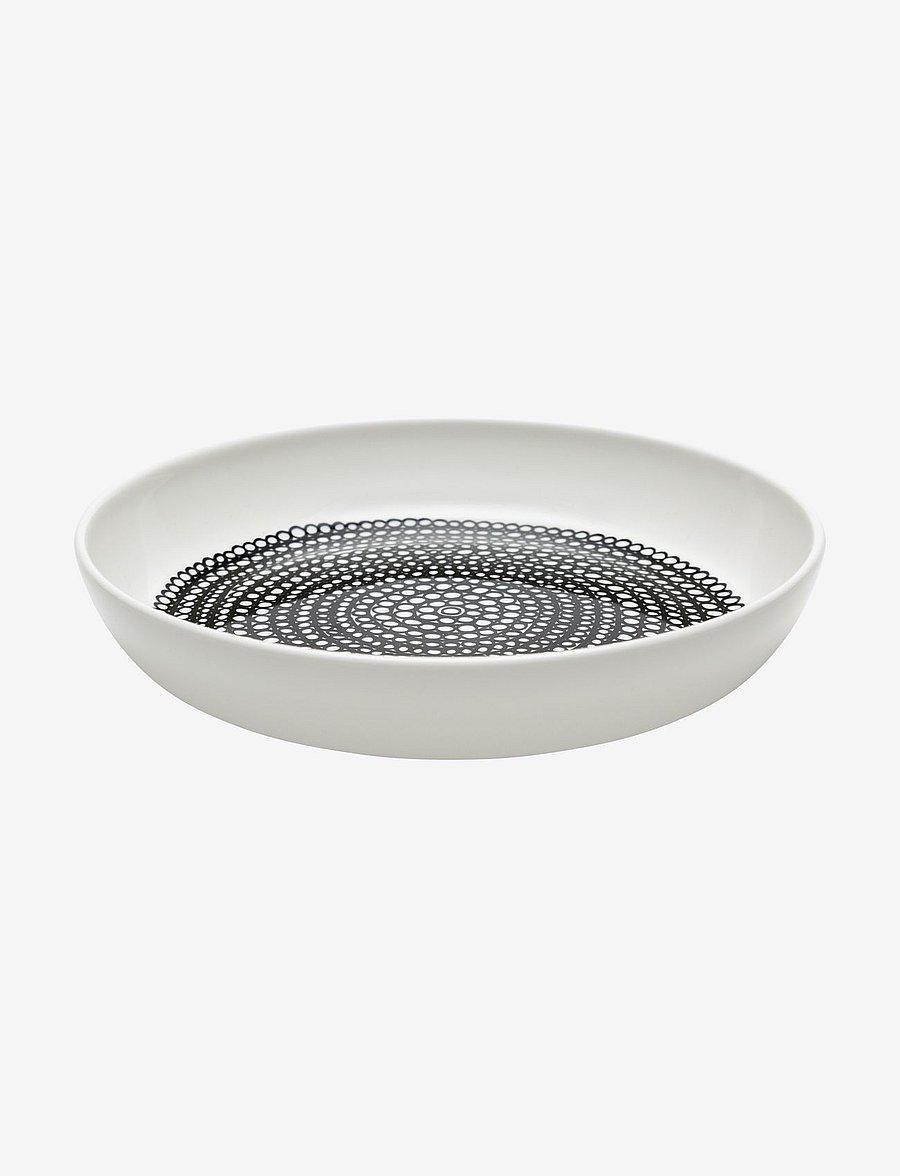 Marimekko Home - SIIRTOLAPUUT. PLATE 20,5 CM - frühstücksteller - white, black - 2