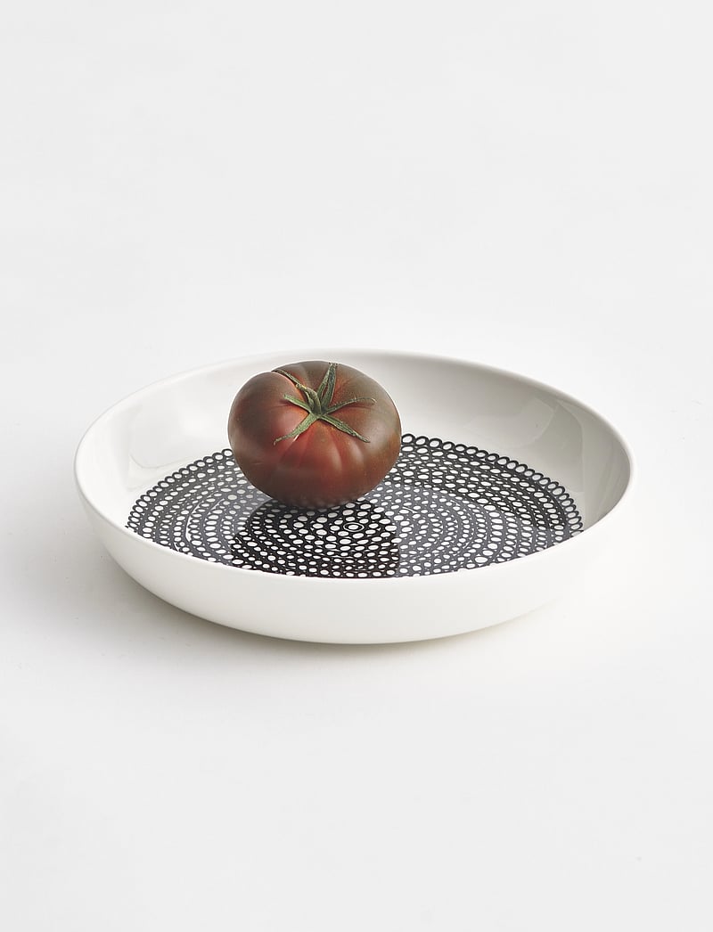 Marimekko Home - SIIRTOLAPUUT. PLATE 20,5 CM - die niedrigsten preise - white, black - 2